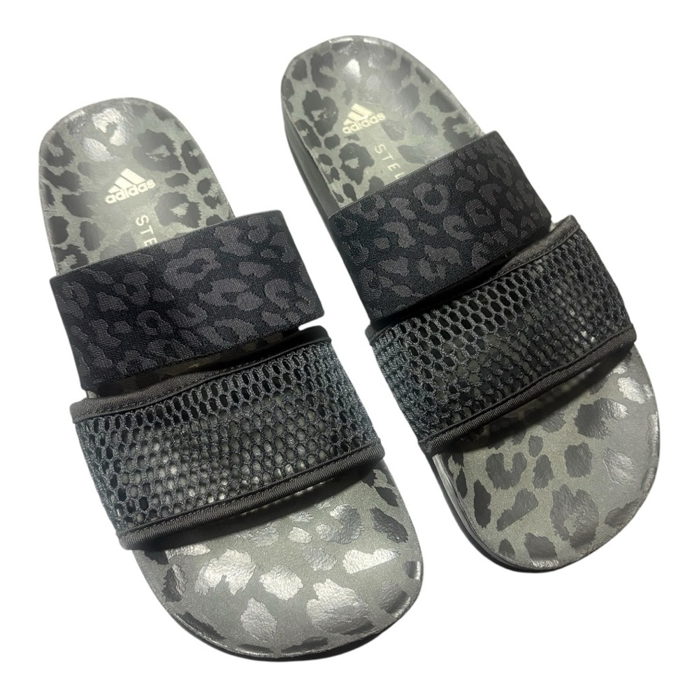 ADIDAS by STELLA McCARTNEY x STELLA LETTE Core Black Slide Sandal Shoes